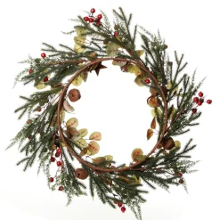 Large Rustic Pine Christmas Wreath Store