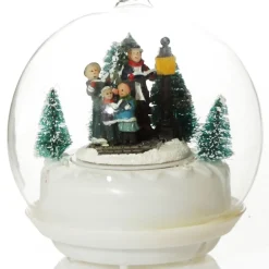 Lightup Christmas Carolers Glass Ball Best Sale