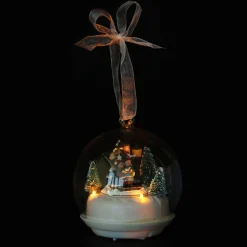 Lightup Christmas Carolers Glass Ball Best Sale