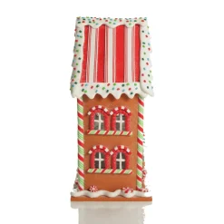 Lightup Gingerbread House Christmas Ornament New