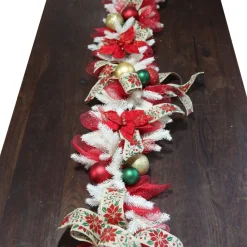 Limited Edition Beautifully Decorated Christmas Garland Hot