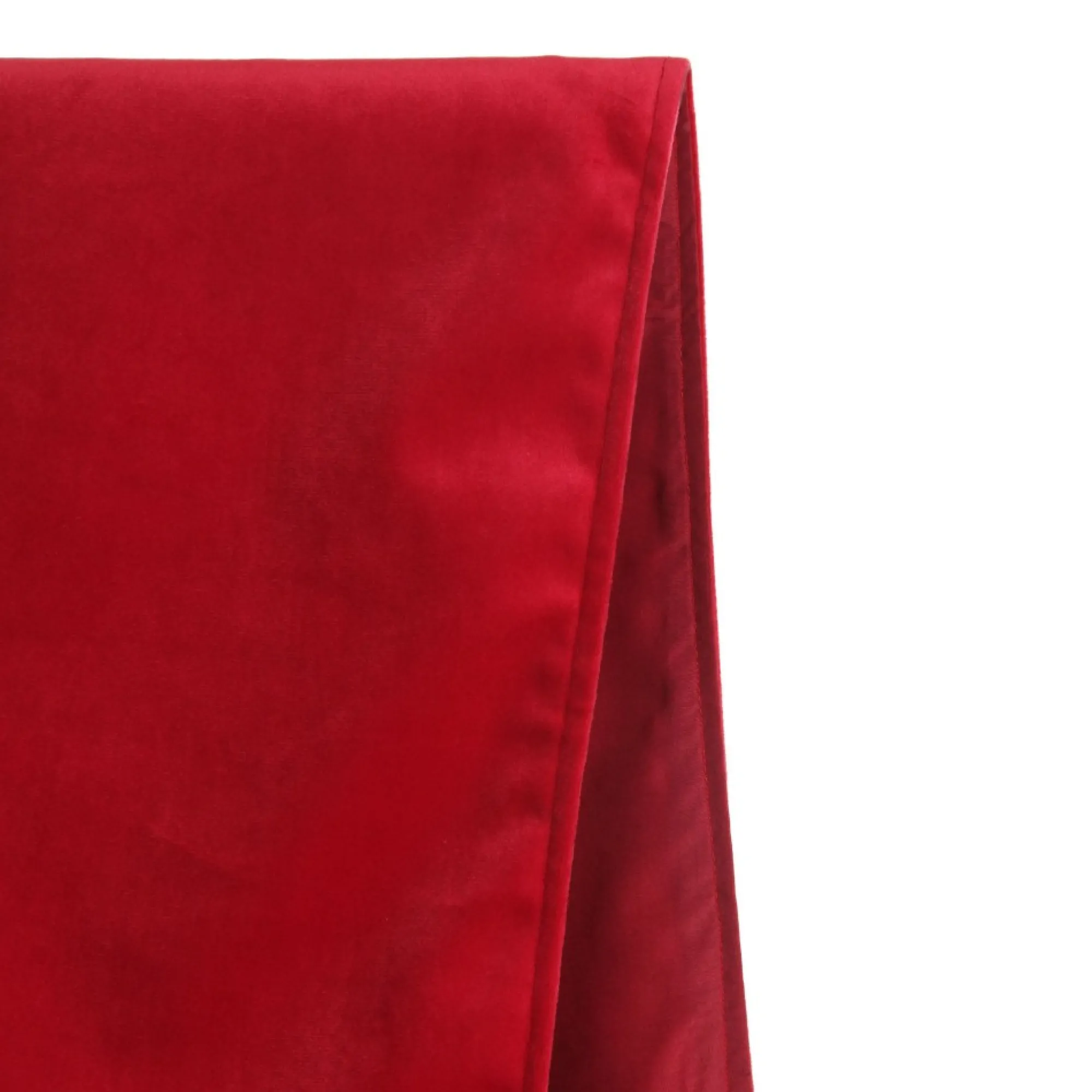 Luxe Dark Red Velvet Lined Table Runner Best