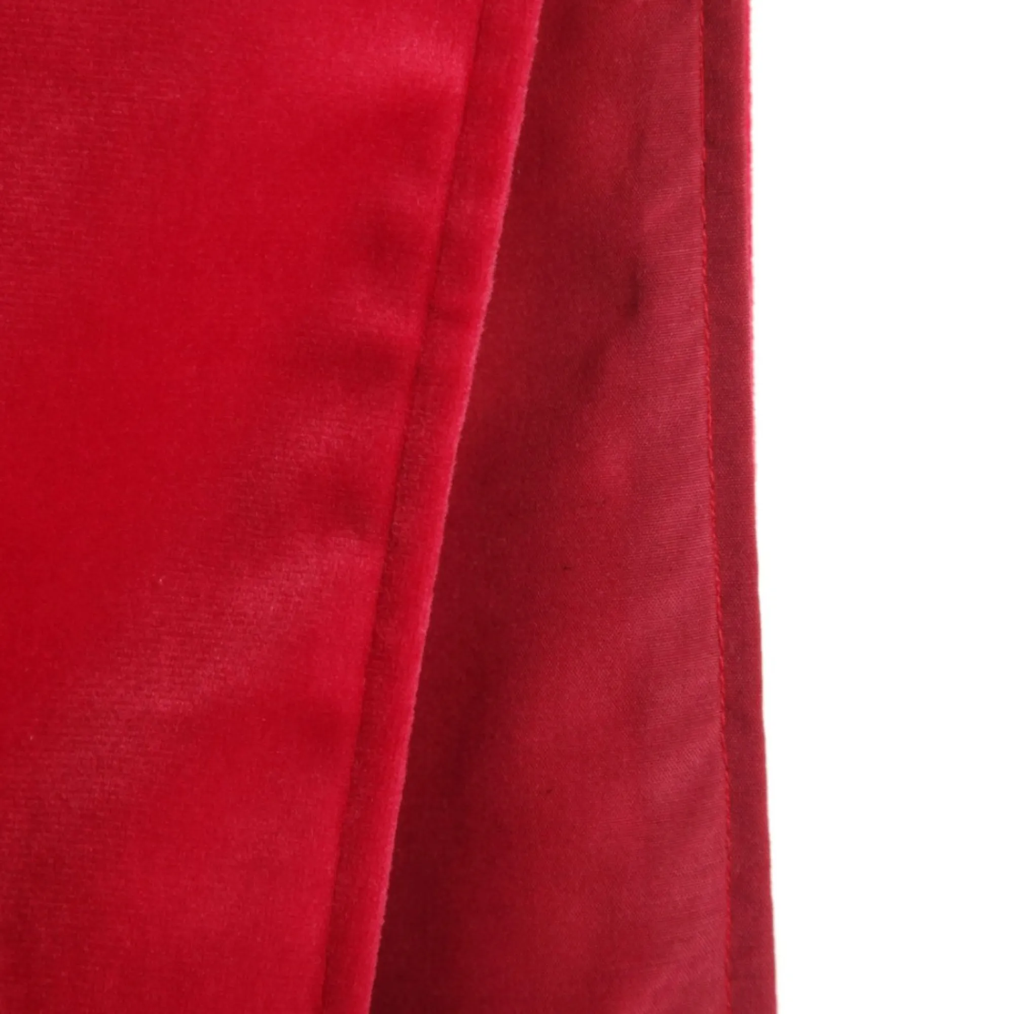Luxe Dark Red Velvet Lined Table Runner Best