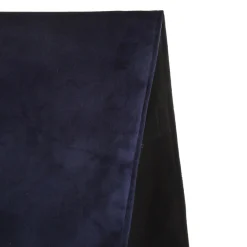 Luxe Navy Blue Velvet Lined Table Runner New