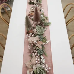 Luxe Pink Velvet Table Runner Shop
