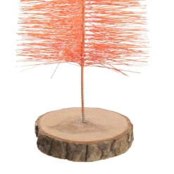 Medium Apricot Wire Christmas Tree with Wood Base Best Sale
