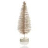 Medium Champagne Glitter Bottle Brush Christmas Tree Discount