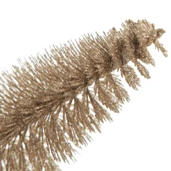 Medium Champagne Glitter Bottle Brush Christmas Tree Discount
