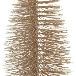 Medium Champagne Glitter Bottle Brush Christmas Tree Discount