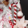 Medium Glitter Candy Cane Decorations - Set of 2 Discount