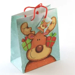Medium Reindeer Gift Bag Cheap