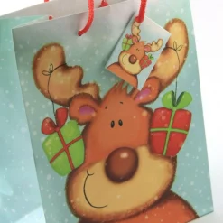Medium Reindeer Gift Bag Cheap