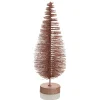 Medium Rose Gold Glitter Bottle Brush Christmas Tree Online