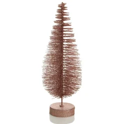 Medium Rose Gold Glitter Bottle Brush Christmas Tree Online