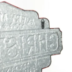 Merry Christmas and Happy New Year Retro Metal Christmas Sign Fashion