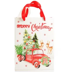 Merry Christmas Gift Bag - Red Ute with Deer Best