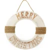 Merry Christmas Life Buoy Beach Wreath Store