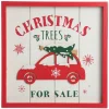 Merry Christmas Trees for Sale Wall Hanging Plaque Clearance