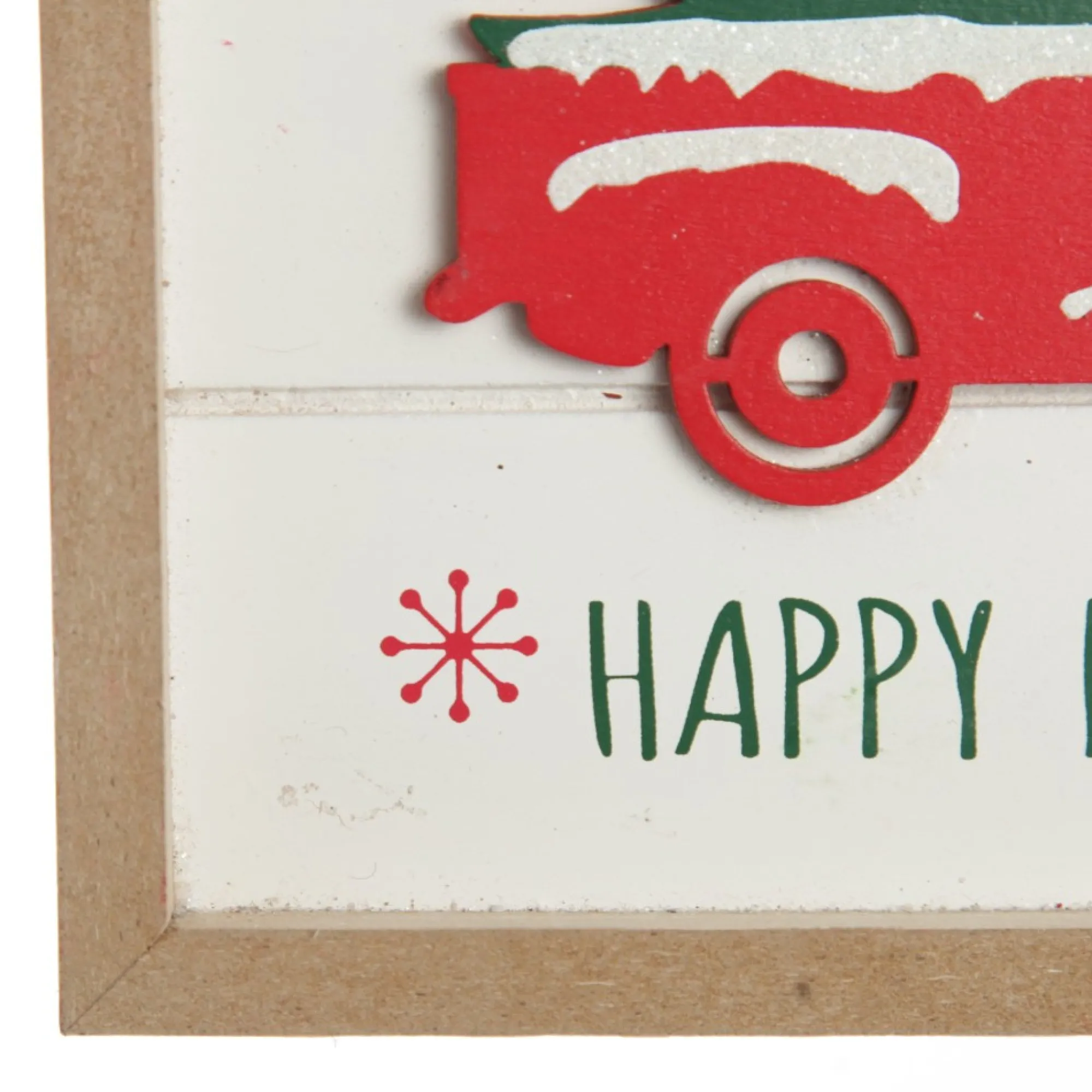 Merry Christmas Truck Wall Hanging Plaque Fashion