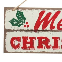 Merry Christmas Wooden Christmas Sign New