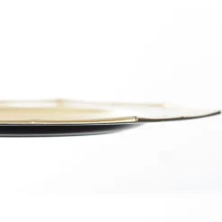 Metallic Gold Christmas Charger Plate with Bamboo Pattern Trim Store