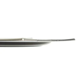 Metallic Silver Christmas Charger Plate with Bamboo Pattern Trim Outlet