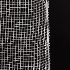 Metallic White Decomesh Roll Cheap