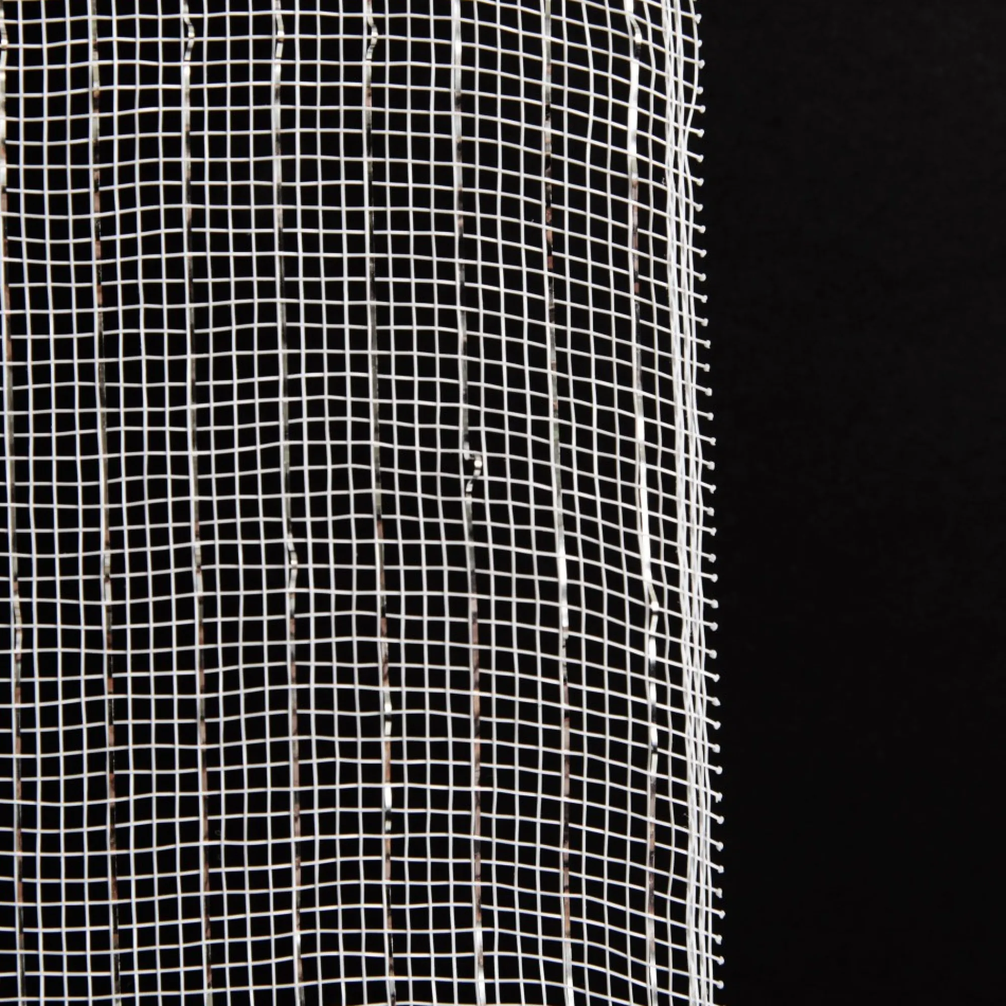 Metallic White Decomesh Roll Cheap