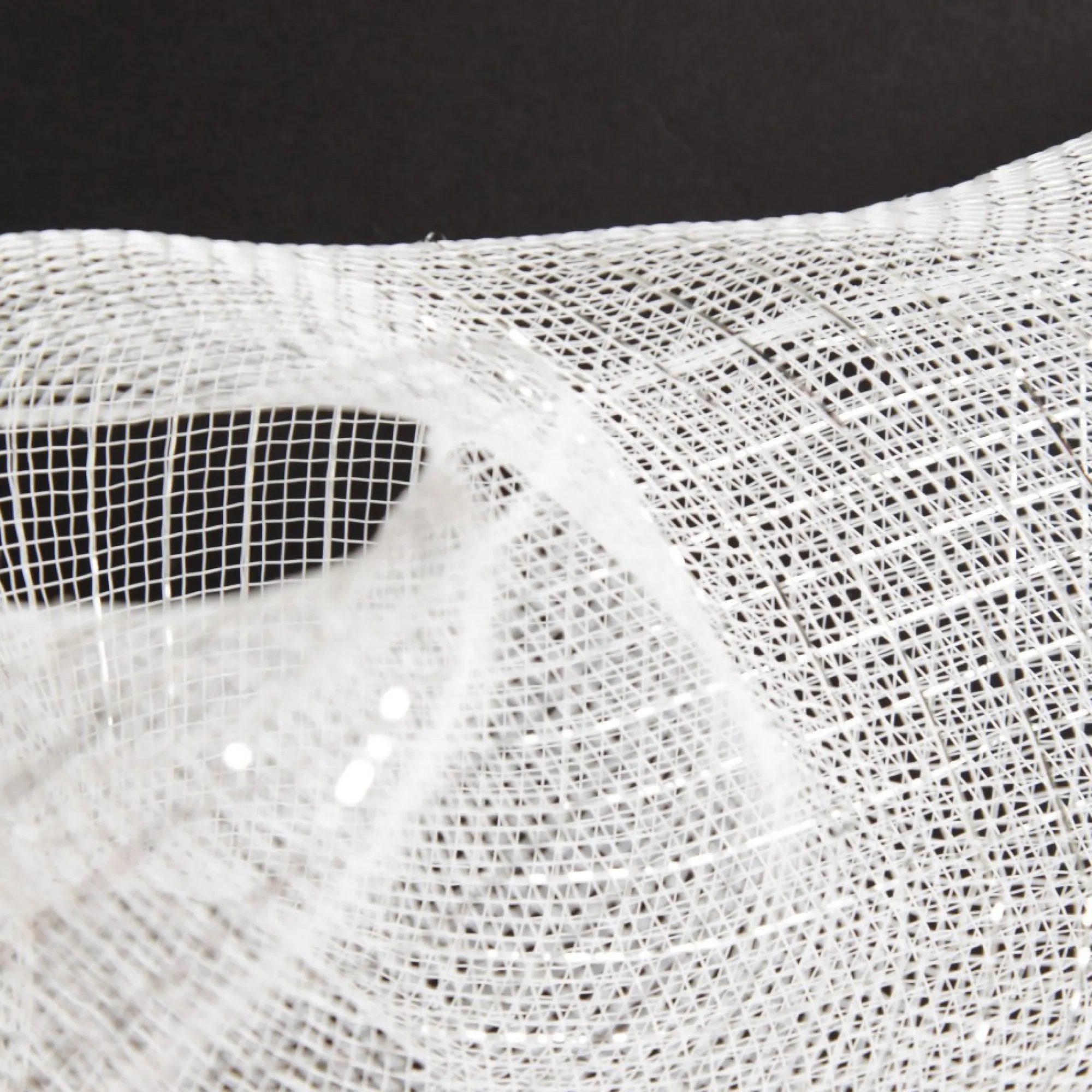 Metallic White Decomesh Roll Cheap