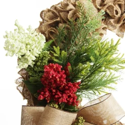 Mini Berry Native Bush Christmas White Berry Spray New