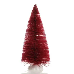 Mini Burgundy Bottle Brush Tree - Set of 2 Store