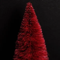 Mini Burgundy Bottle Brush Tree - Set of 2 Store