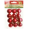 Mini Shatterproof Christmas Baubles - Pack of 12 Best Sale