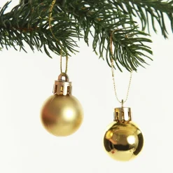 Mini Shatterproof Christmas Baubles - Pack of 12 Best Sale