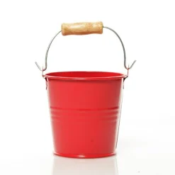 Mini Tin Bucket Red Store