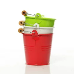 Mini Tin Bucket Red Store