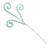 Mint and White Velvet Candy Cane Pick Cheap