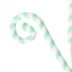 Mint and White Velvet Candy Cane Pick Cheap