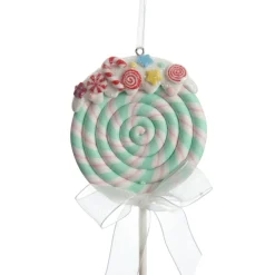Mint Candy Swirl Lollipop Christmas Tree Decoration New