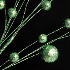 Mint Glitter Ball Spray Pick Hot