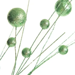 Mint Glitter Ball Spray Pick Hot