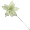 Mint Green Poinsettia Flower Stem with Multicoloured Sprinkles Fashion