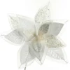 Mixed Petal White Poinsettia Flower Stem Discount