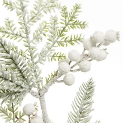 Mixed Pine and Cone Snowy Christmas Spray Store