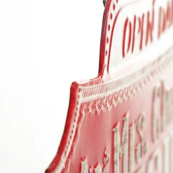 Mrs Claus Kitchen Retro Metal Christmas Sign Best Sale