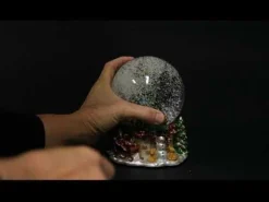 Musical Snowglobe Winter Christmas Tree Scene Store