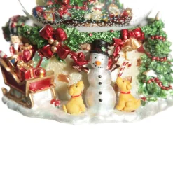 Musical Snowglobe Winter Christmas Tree Scene Store