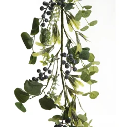 Native Mixed Leaf Garland with Blueberries Best Sale