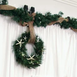 Natural Burlap Garland Clearance