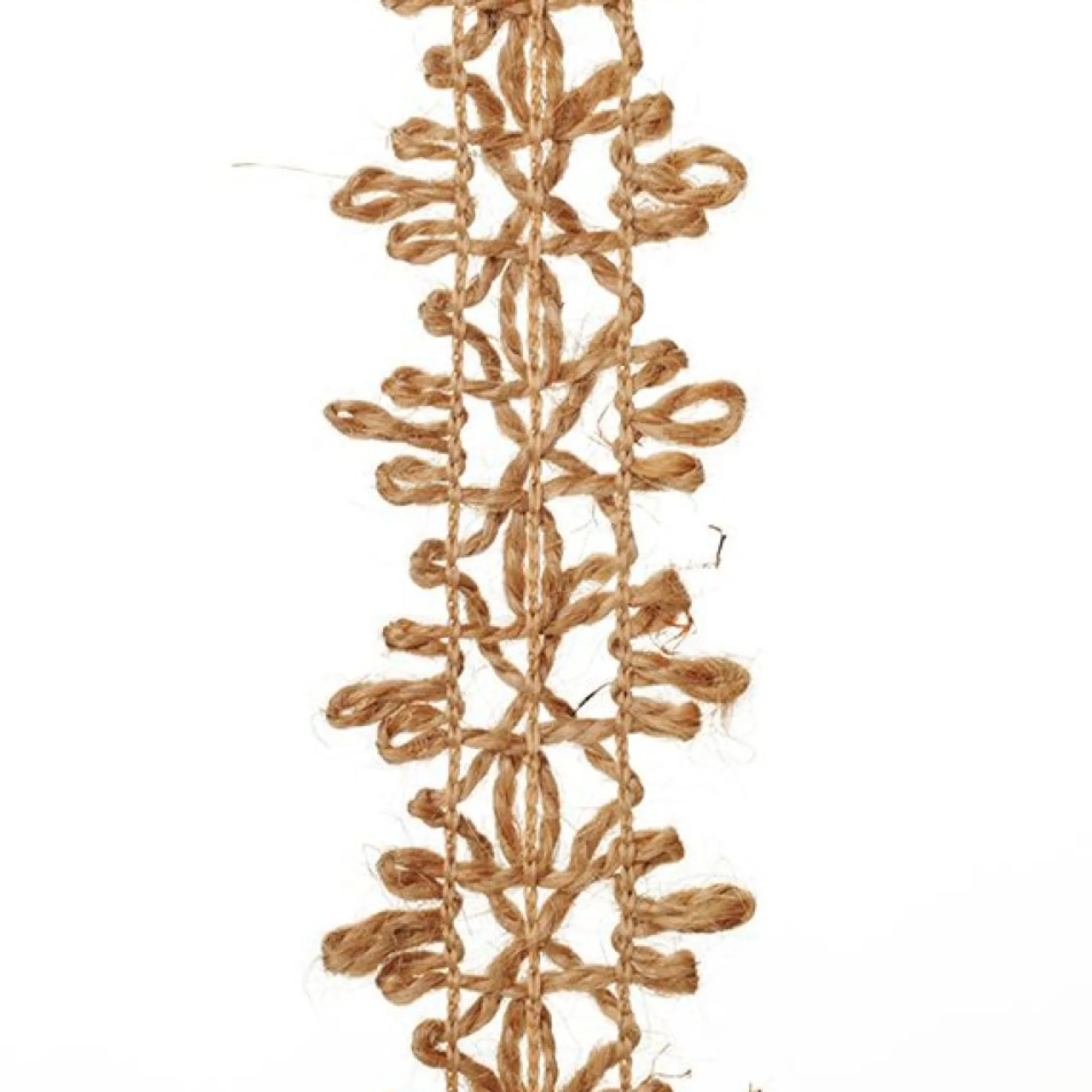 Natural Jute Decorative Braid Ribbon - Design A Hot